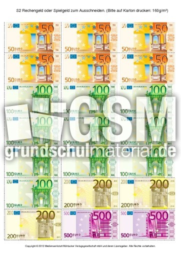 S2 Rechengeld oder Spielgeld zum Ausschneiden.pdf